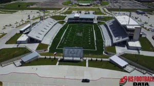High school football stadium